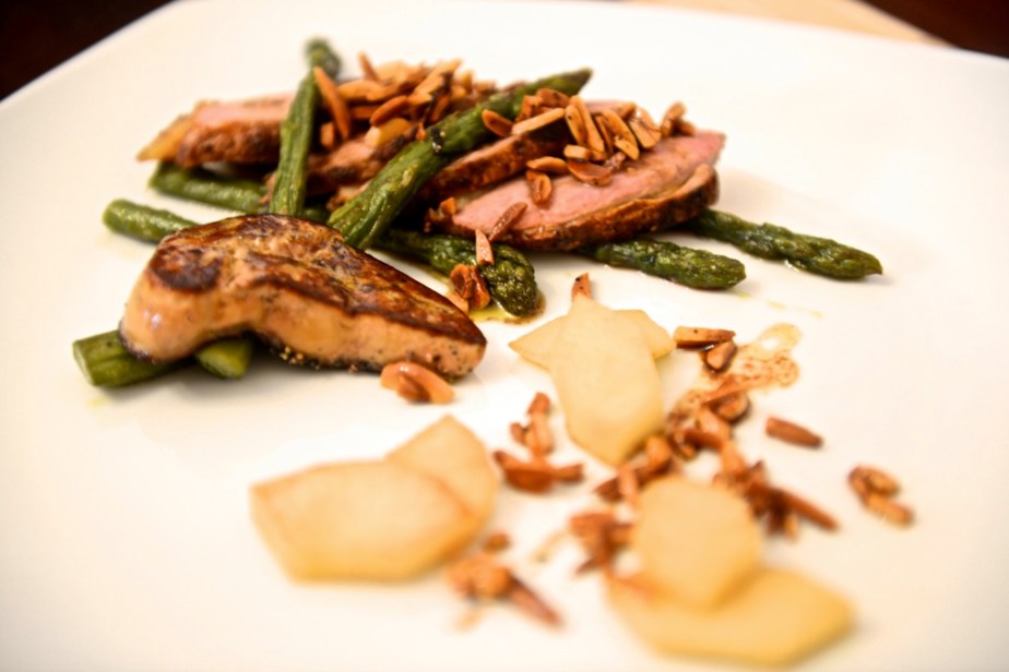 Petto d'anatra alle mele